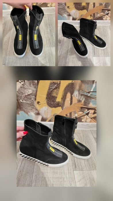 Women Black Boots 38