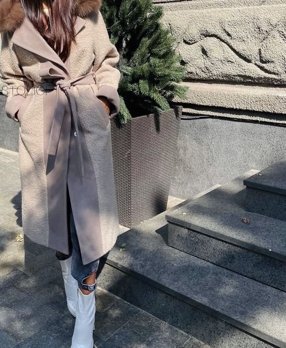 Donna Cappotto Cachemire Beige 38