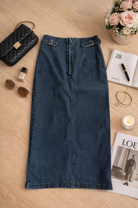 Donna Gonna in Jeans Blu 36