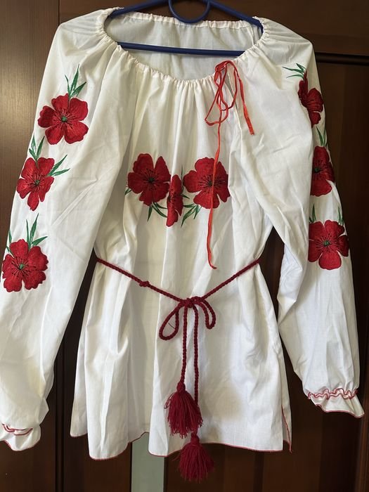 Femme Chemise Brodée Multicolore