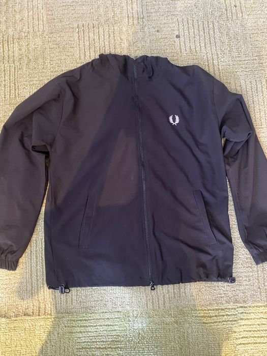 Homme Fred Perry Coupe-Vent Noir 36