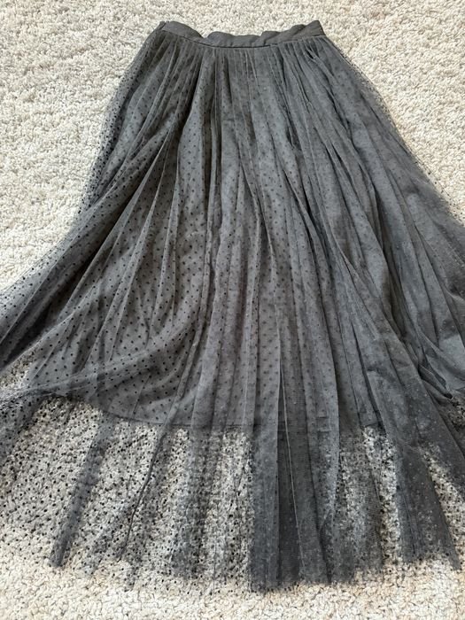 Women Christian Dior Skirt Black Silk