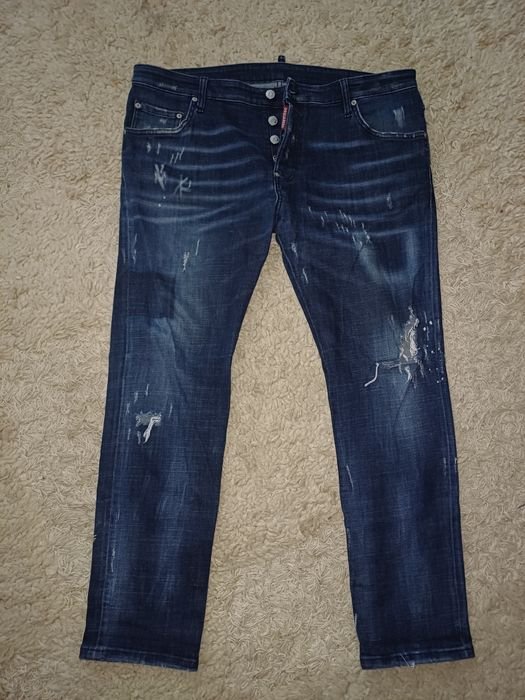 Herren Dsquared2 Jeans Marineblau Denim 54
