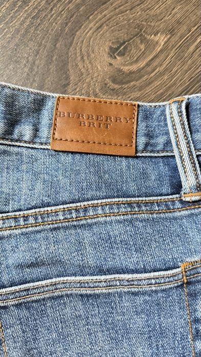 Homme Burberry Jeans Bleu Marine 25
