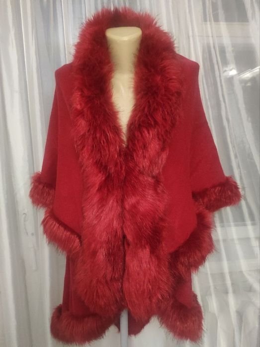 Donna Cardigan Rosso Sconosciuto Taglia Unica