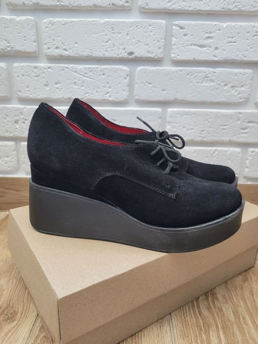 Femme Bottines Noires En Daim 38