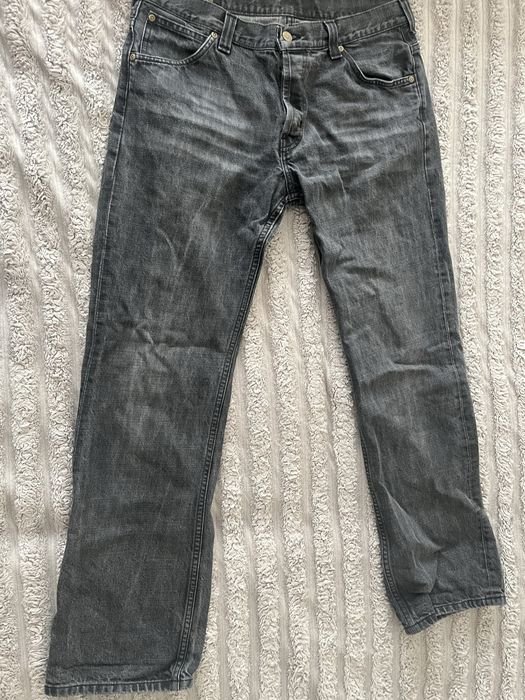 Men Lee Jeans Grey Denim 34