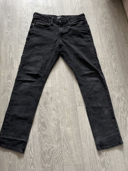 Uomo Jeans Slim Fit Neri 34