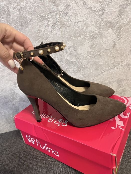 Femme Talons Marron Suède 35