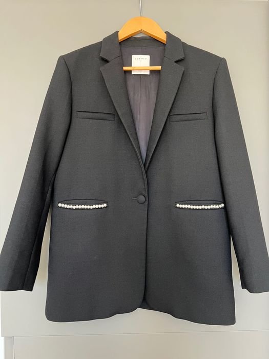 Women Sandro Blazer Black 40
