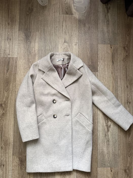 Donna Cappotto Beige Cashmere 38