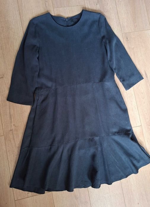 Donna Cos Abito Nero 100% Lyocell 36