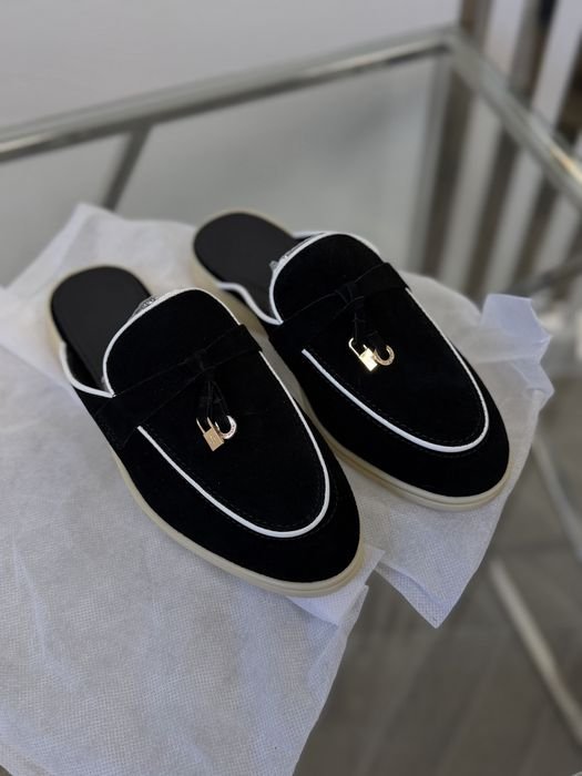 Femme Loro Piana Mocassins Noir 35