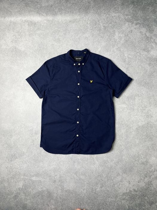 Homme Lyle&Scott Chemise Bleu Marine 40