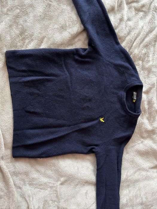 Homme Lyle&Scott Pull Bleu Marine 38