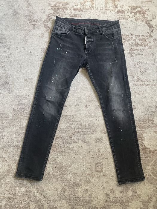 Herren dsquared2 Jeans Schwarz Denim S-M