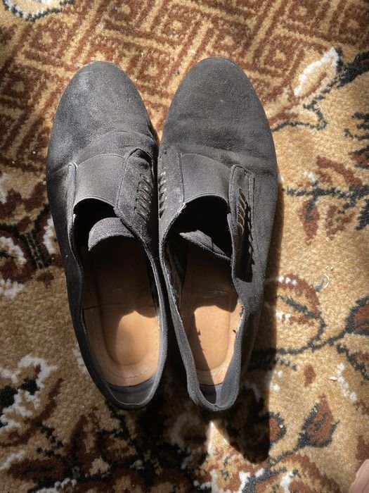 Women Heels Black Suede 36