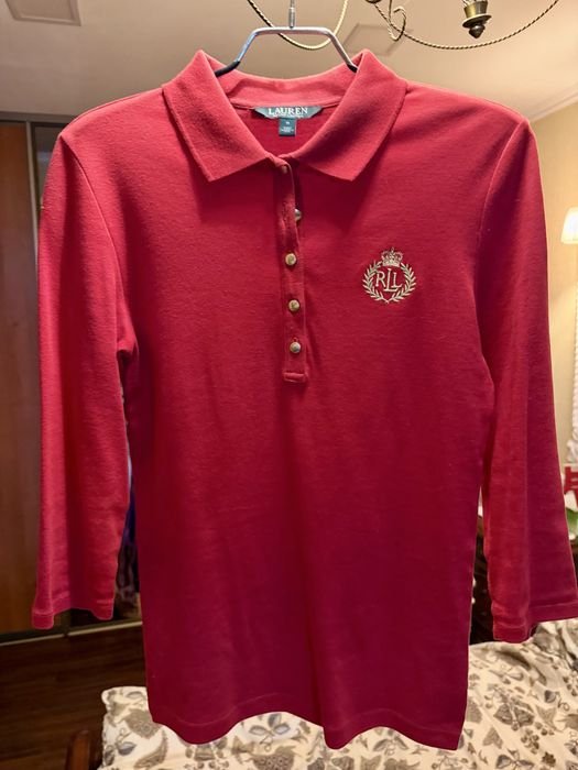 Femme Ralph Lauren Polo Rouge Coton 38