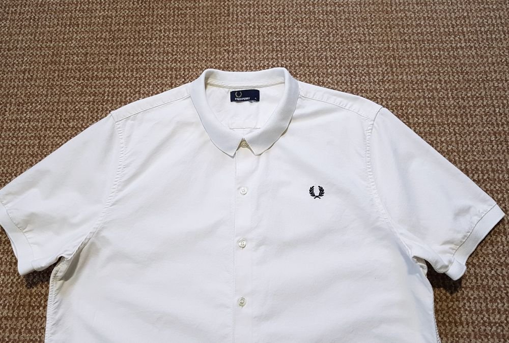 Men Fred Perry Polo Shirt White 42