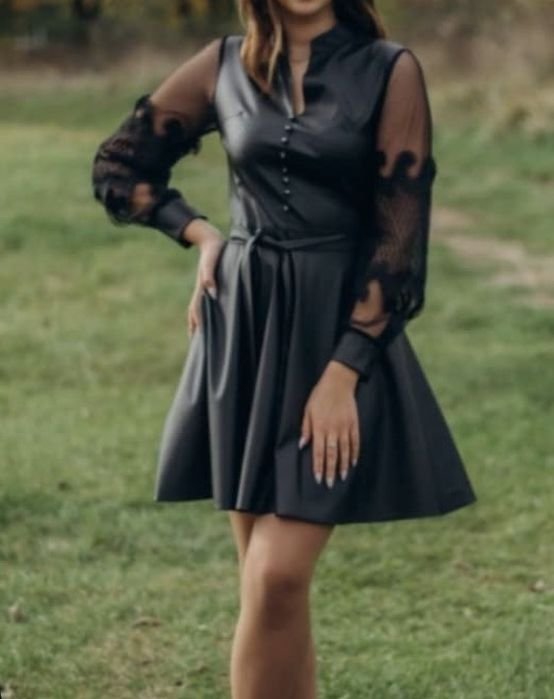 Femme Robe Noire 38