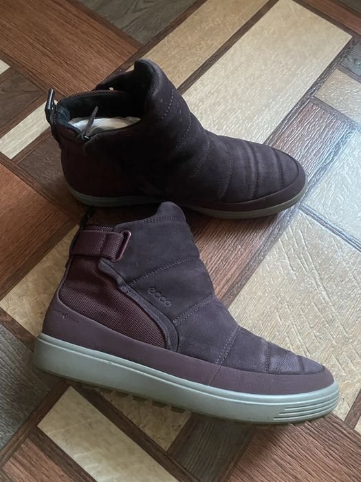 Damen Ecco Stiefel Burgunder Nubuk 42