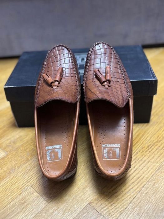 Damen Luciano Bellini Absätze Braun Leder