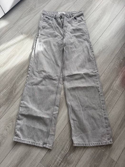 Femme Pull&Bear Jeans Gris 38