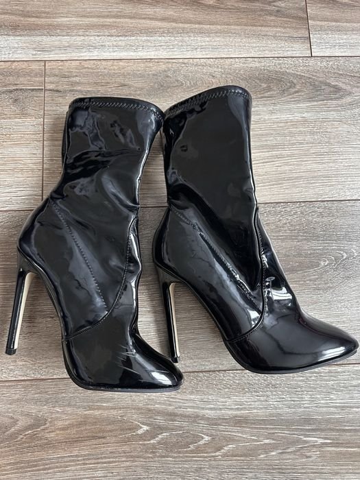 Femme Dolce & Gabbana Bottines Noires Cuir 39