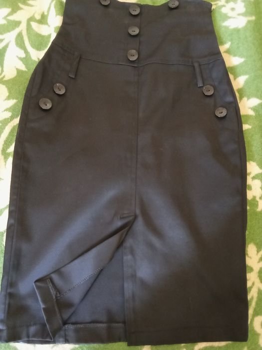 Damen Rock Schwarz 36