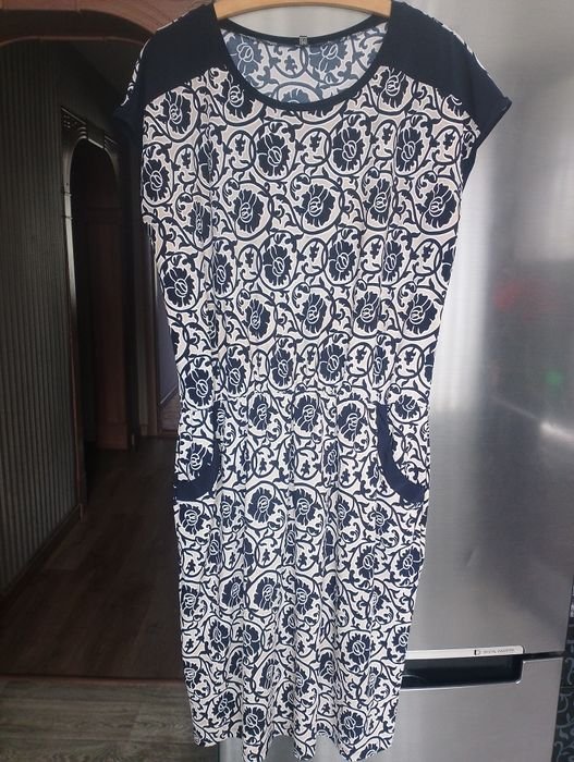 Femme Robe Blanche Coton 42