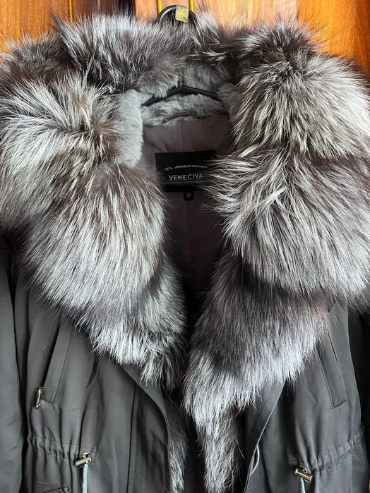 Женская Парка Серая 38