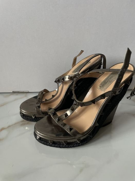 Donna Valentino Tacchi Nero Pelle