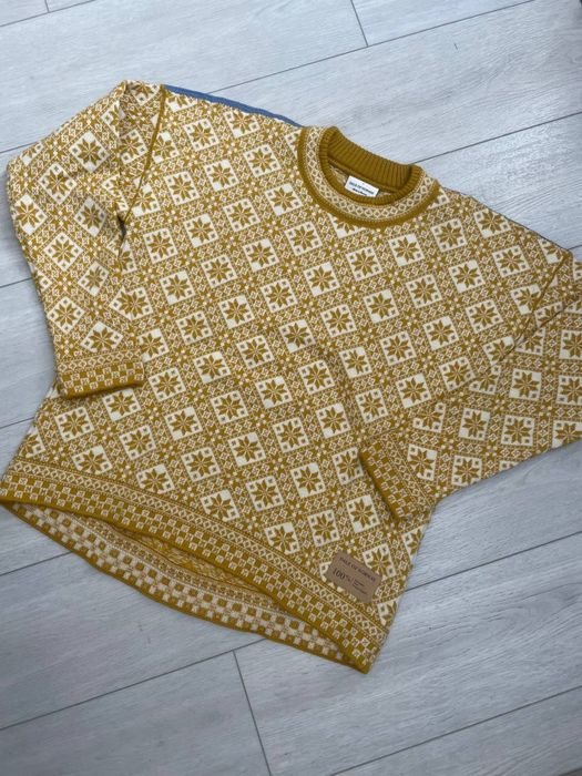Women Dale of Norway Sweater Yellow
