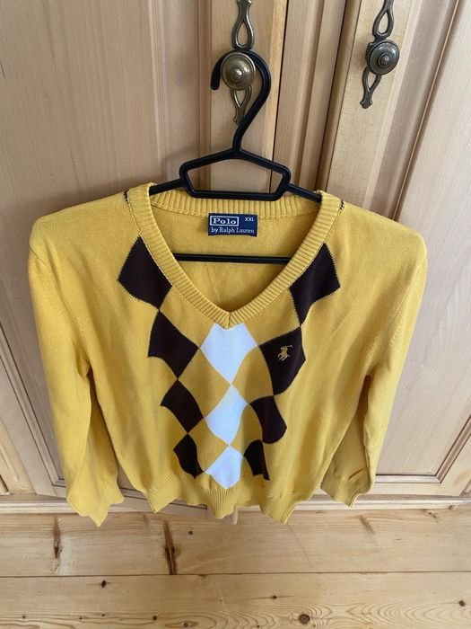Herren Ralph Lauren Pullover Gelb 44
