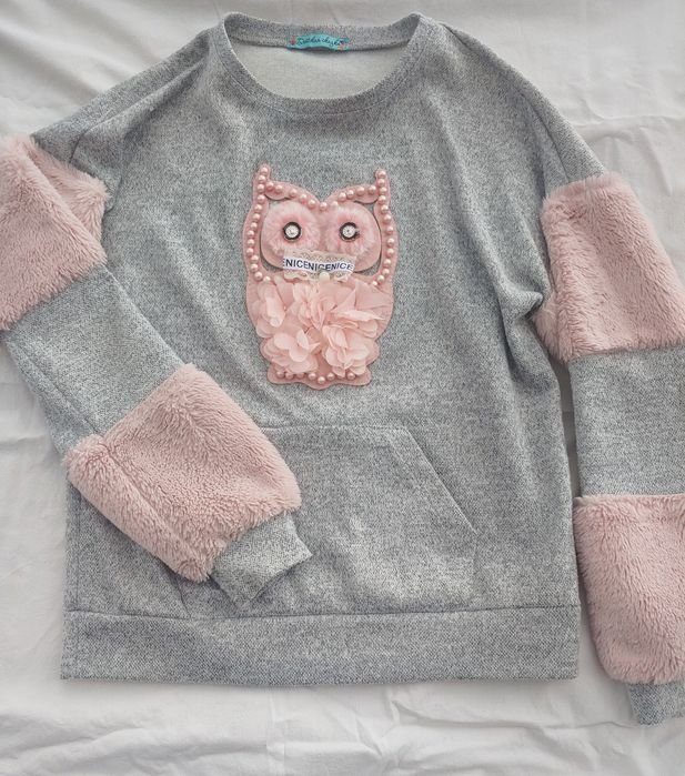 Women Sweater Pink Three-thread 36