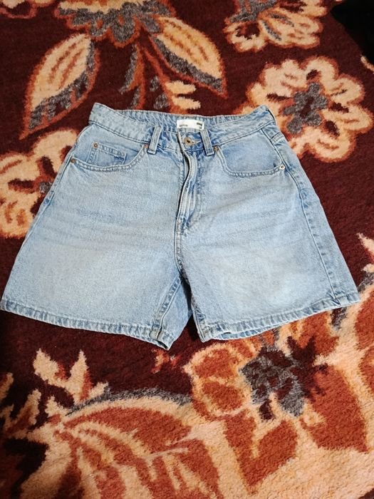 Donna Shorts in Denim Blu 34