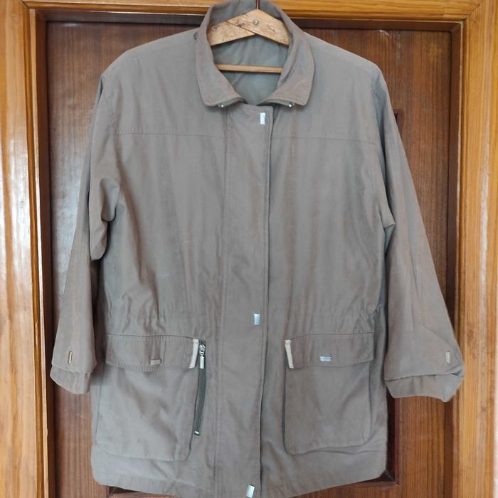 Femme Veste Beige Polyester 46
