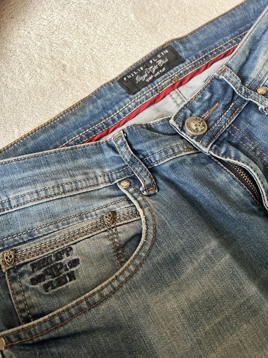 Homme Philipp Plein Jeans Bleu Marine M-L