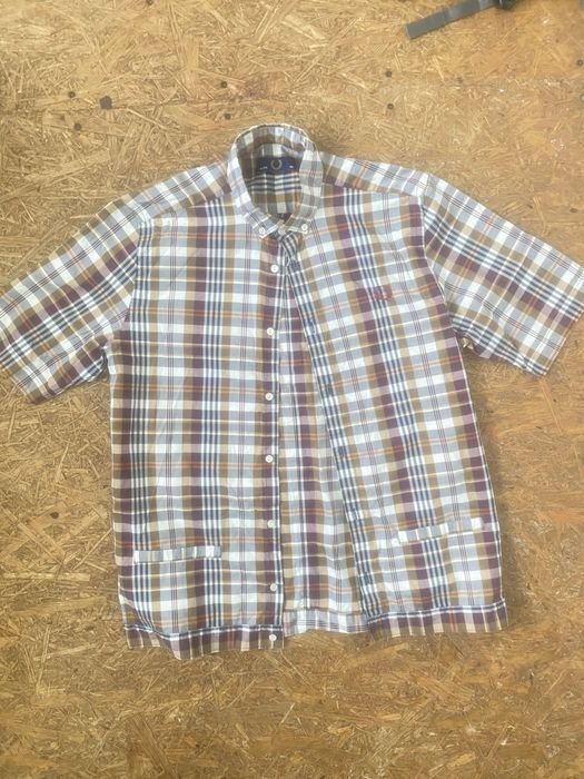 Homme Fred Perry Chemise Multicolore Élasthanne 40