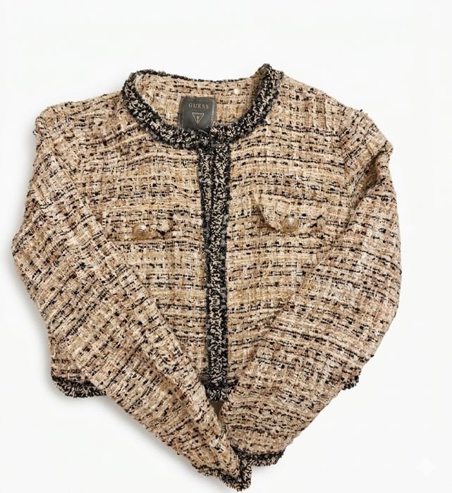Women Guess Jacket Multicolor Tweed 40