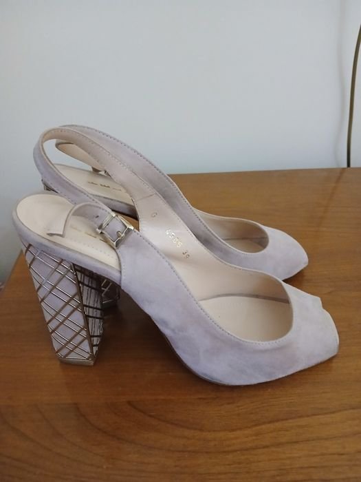 Women Heels Beige 39