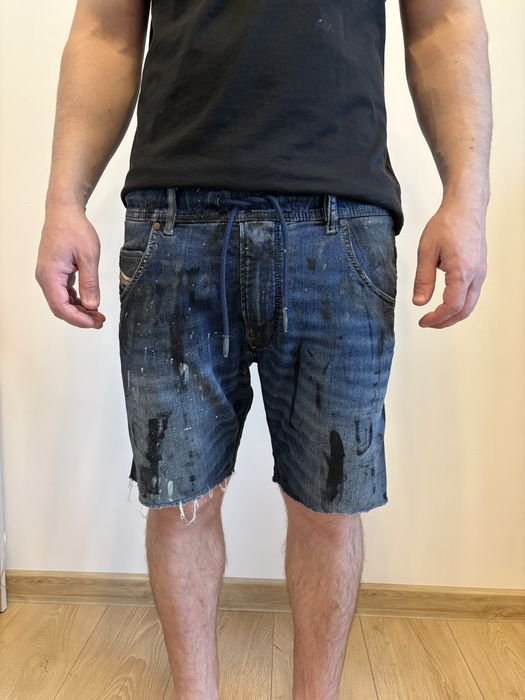 Herren Diesel Shorts Marineblau Baumwolle 30