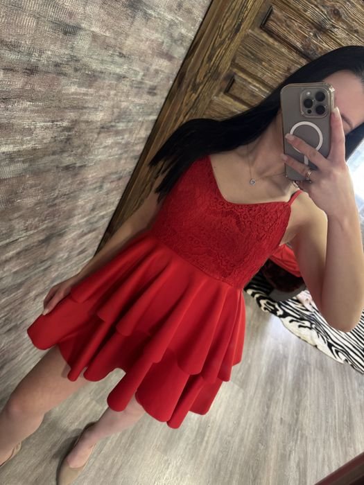 Женское Платье Красное 34
