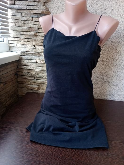 Женский Платье Чёрный 36