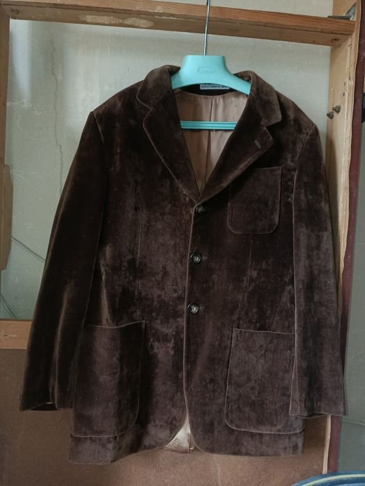 Women Dolce & Gabbana Blazer Brown Velvet M