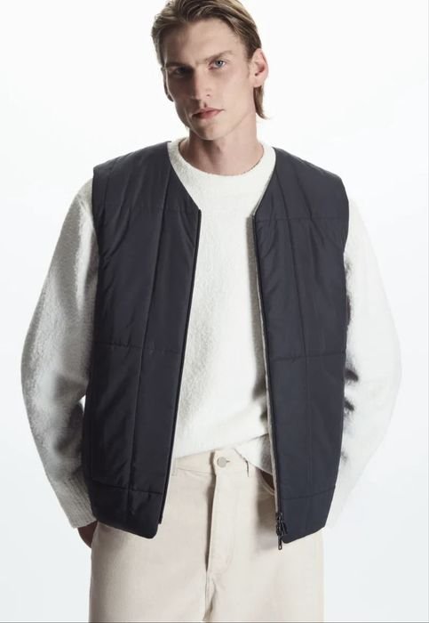 Homme Cos Gilet Noir