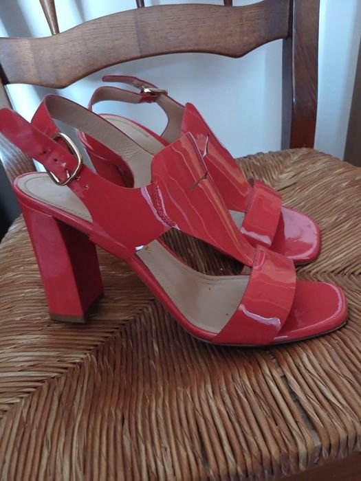 Femme Talons Rouges Cuir 38