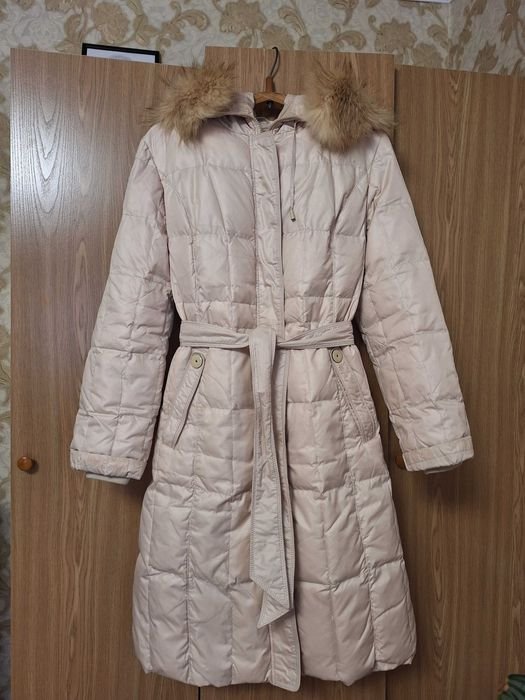 Femme Gasania Doudoune Hiver Midi Beige 44