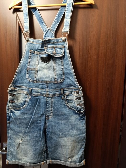 Femme Combinaison Bleu Marine Denim 40
