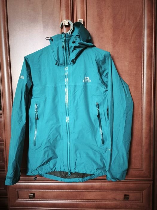 Women Mountain Equipment Rain Jacket Teal Gore-Tex